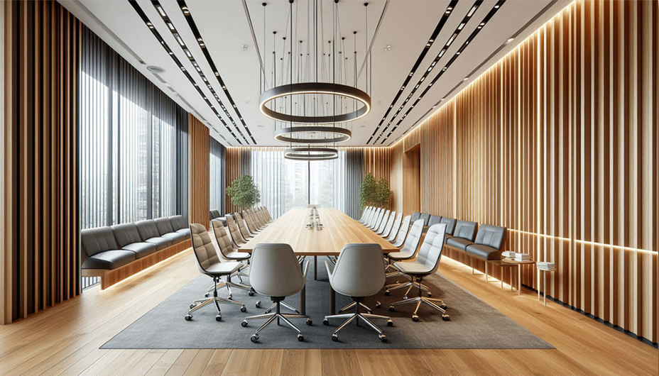 Sala de reuniones institucional